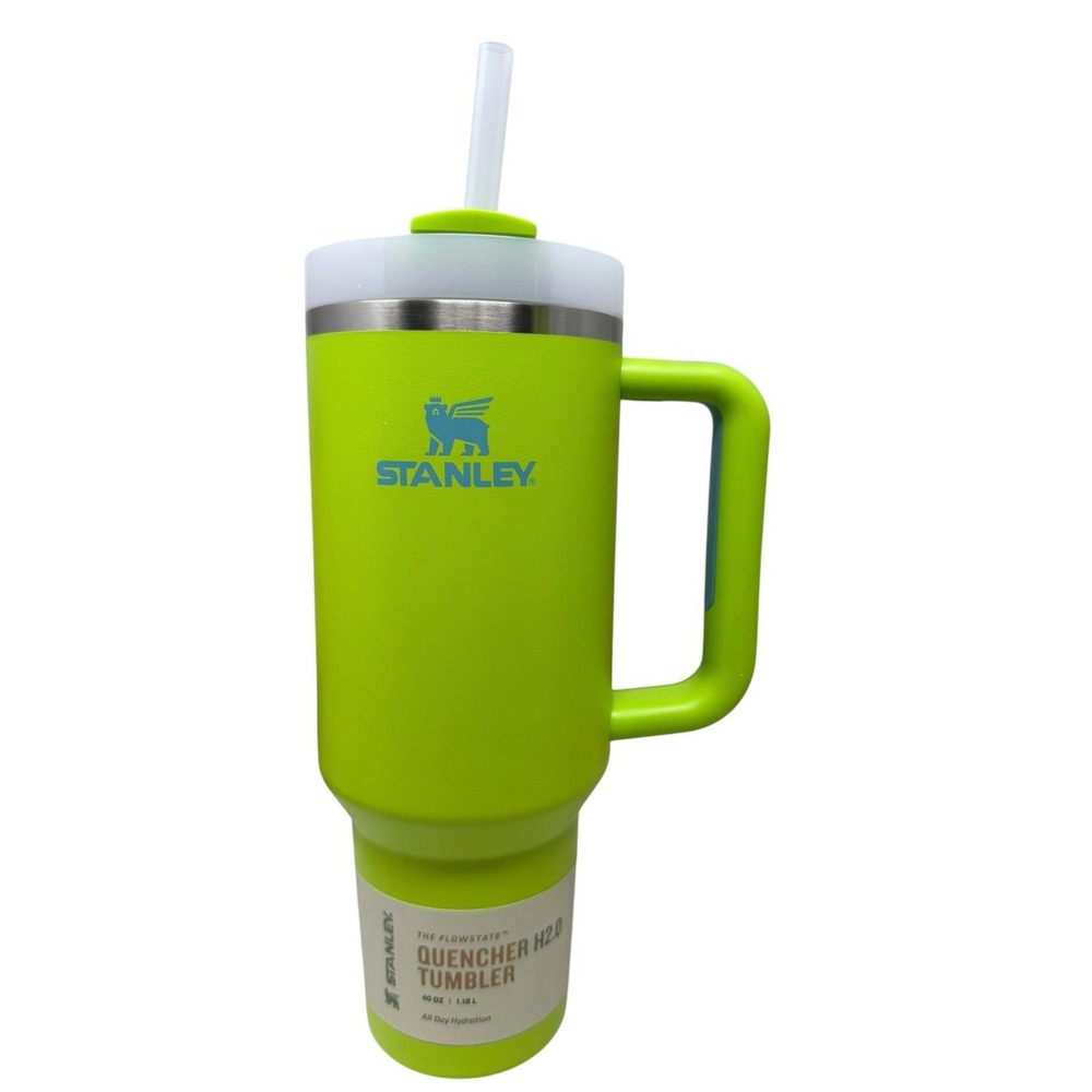 STANLEY Quencher H2.0 FlowState Stainless Steel, Bright Lime 40oz